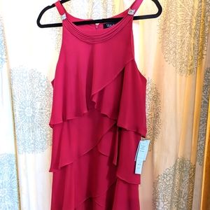 Special occasion pink flowy dress NWT, prom